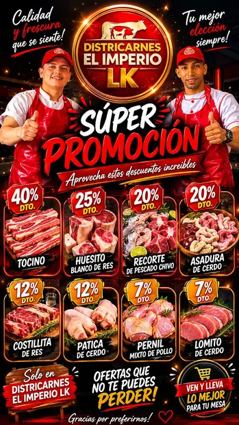 Súper promoción: hasta 40%